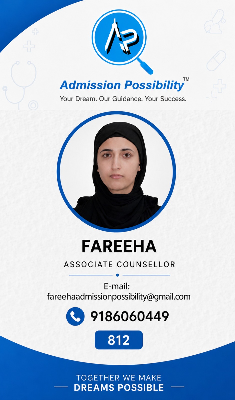 Fareeha - Associate Counsellor